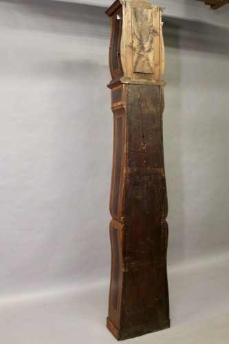 Antiquités - Large Marquetry Floor Clock Case, 19th Century