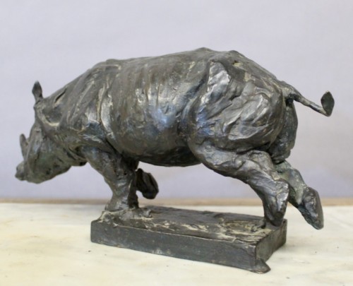 Rhinocéros par Michel Lauricella (1968) - Jean-Yves Buhard