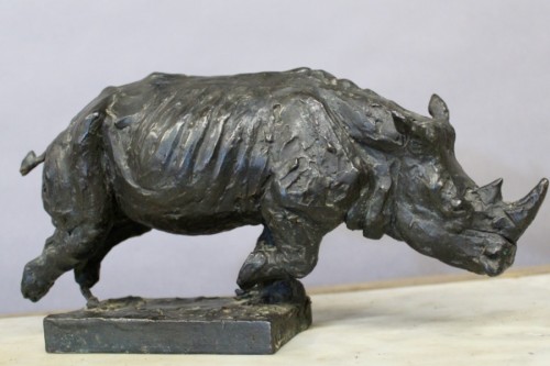 XXe siècle - Rhinocéros par Michel Lauricella (1968)
