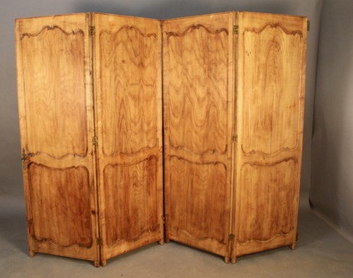 Architectural & Garden  - Large Double-sided, Four-panel Cherry Wood Screen