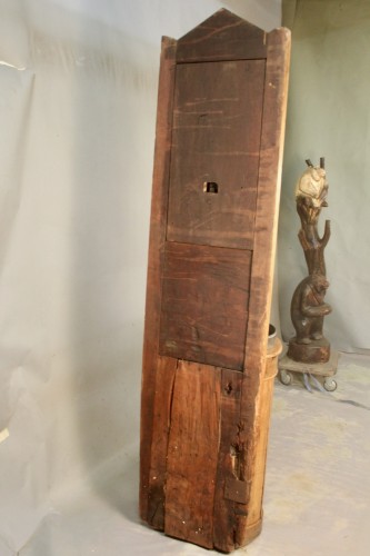 Antiquités - Fontaine en étain sur bâtit Louis XVI