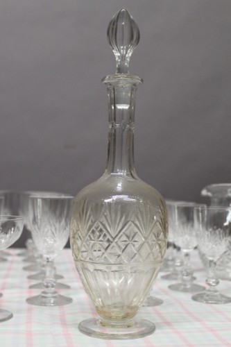 Saint Louis Crystal Glassware Set, Model Massenet - silverware & tableware Style 