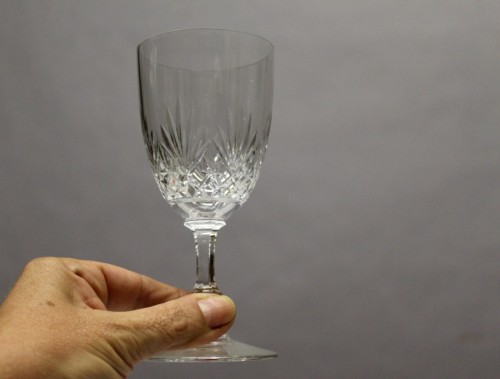  - Saint Louis Crystal Glassware Set, Model Massenet