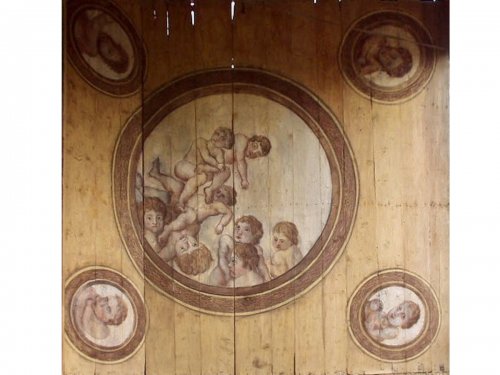 Plafond d'abbaye d'époque Louis XIV