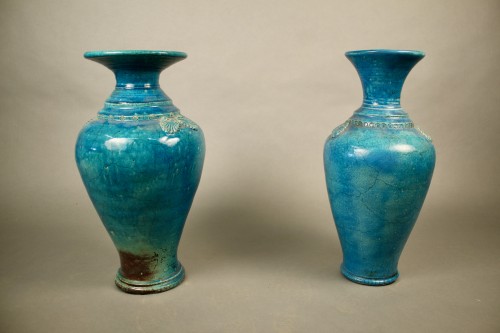 XIXe siècle - Deux vases chinois en céramique