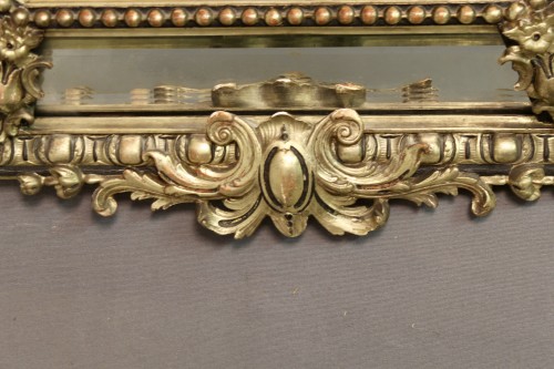 Miroir Napoléon III de forme octogonale à parecloses - Jean-Yves Buhard