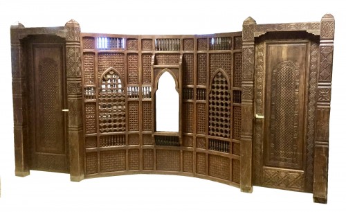 Ensemble de boiseries marocaines