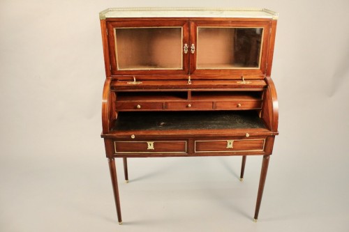 Bureau cylindre en acajou début XIXe - Mobilier Style 