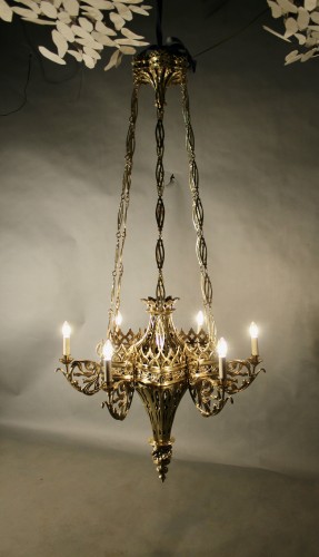 Luminaires Lustre - Lustre du XVIIe siècle en bronze
