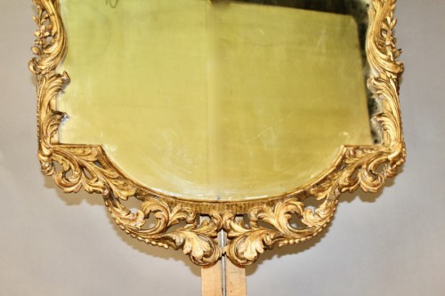 Miroir provençal en bois doré  XVIIIe - Louis XV