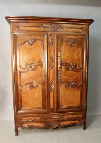 Armoire bressane début XIXe - Mobilier Style 