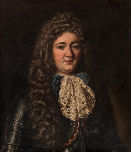 École du Nord de l'Europe du XVIIe siècle - Portrait d'homme en armure