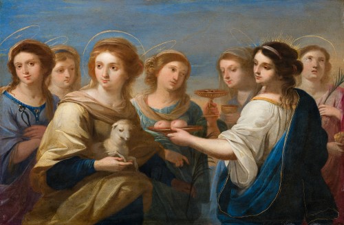 Louis Cousin (1606 – 1668)  - The seven Virgin Martyrs