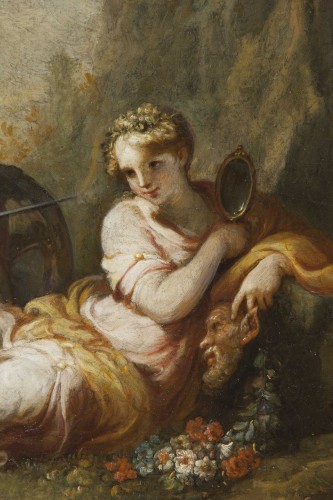 Francesco Corneliani (1742-1814) - Allegorie des arts - Tableaux et dessins Style Louis XVI