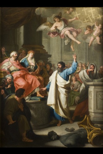 Giuseppe Bottani (1717-1784) - Sermon de Saint Barthélemy l'Apôtre - Tableaux et dessins Style Louis XVI