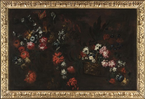 Elisabetta Marchioni ( fin XVIIe – début XVIIIe) - Nature morte aux fleurs