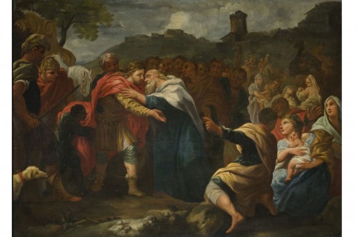 Paire de scènes bibliques - Pier Dandini (1646-1712)