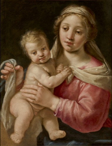 Paolo Emilio Besenzi (Reggio Emilia 1608–1656) - Vierge à l'enfant