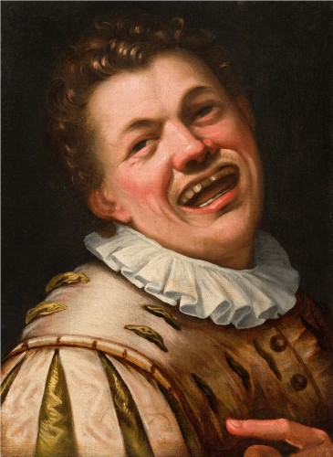 Laughing buffoon - circle ofVincenzo Campi, (1536 – 1591) - Paintings & Drawings Style Renaissance