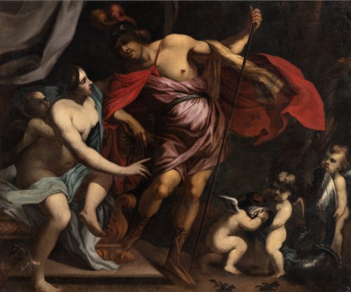 École bolognaise du XVIIe siècle - Vénus et Mars