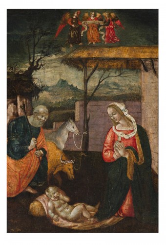 Ecole toscane fin du XVe siècle - Nativité