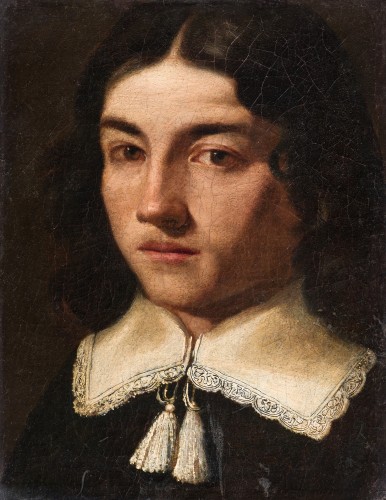 Ludovico Lana (1597 – 1646) Portrait de jeune homme - Tableaux et dessins Style 