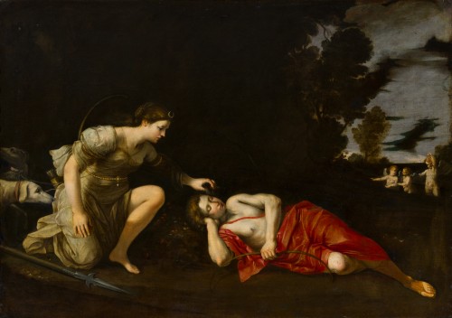 Diane et Endymion, école italienne du 17e siècle - Tableaux et dessins Style 