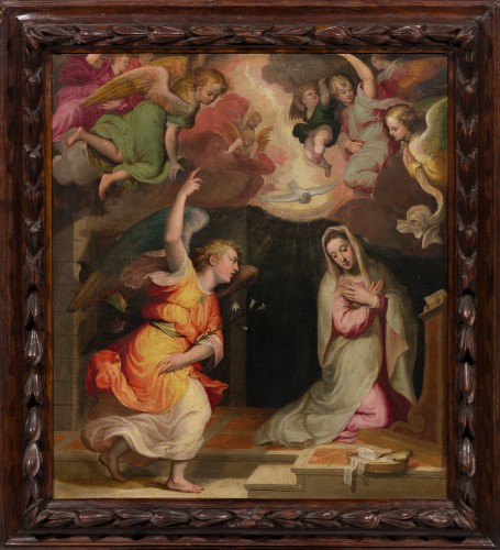 Lorenzo Sabbatini (1530 ca. – 1576), L’Annonciation - Tableaux et dessins Style 