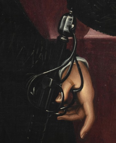 Tableaux et dessins  - Bartolomeo Passerotti (1529 – 1592) Autoportrait en tenue de chevalier