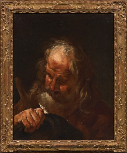 Paintings & Drawings  - Giulia Lama (1681–1747), Bearded old man