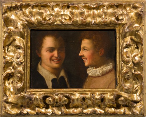 Tableaux et dessins Tableaux XVIIe siècle - Les garçons rient - École italienne du 17e siècle
