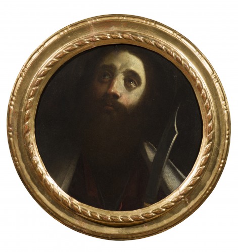 Giacomo Cavedone (1577 – 1660) - Saint Bartholomew - Paintings & Drawings Style Louis XIII