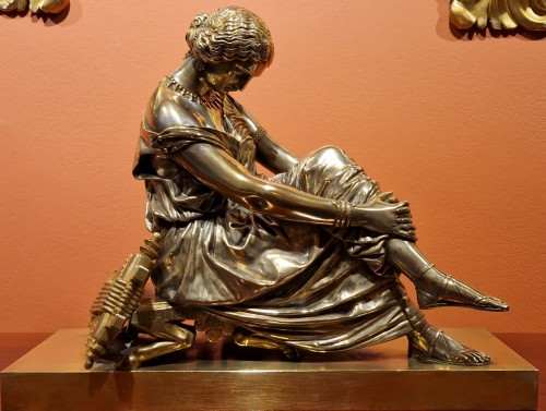 Sapho seated - James Pradier (1790-1852) - Sculpture Style 