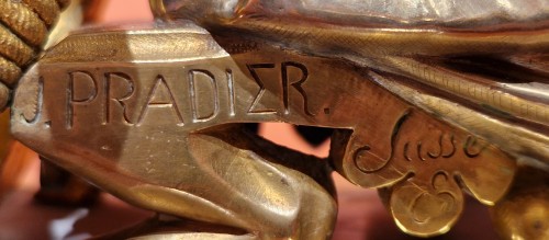 Sculpture Sculpture en Bronze - Sapho Assise - James Pradier (1790-1852)