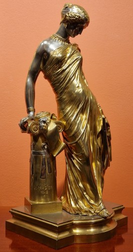 Sapho at the column 1848 - James Pradier (1790-1852) - Sculpture Style 