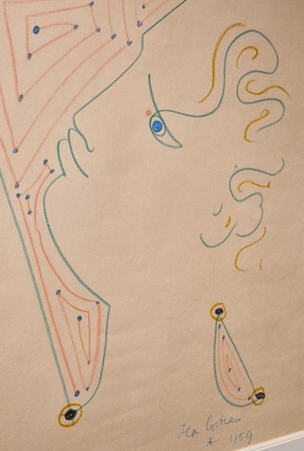 Profil d’Orphée aux arabesques 1959 - Jean COCTEAU (1889 – 1963) - Castellino Fine Arts
