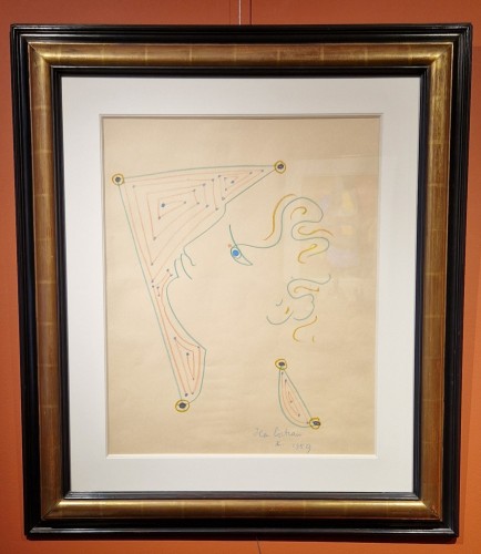 XXe siècle - Profil d’Orphée aux arabesques 1959 - Jean COCTEAU (1889 – 1963)