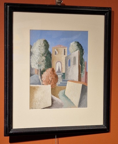 Mediterranean Village 1932 - Renato PARESCE (1886 - 1937) - Paintings & Drawings Style 