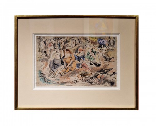 Scène de plage - Jules PASCIN (1885 – 1930)