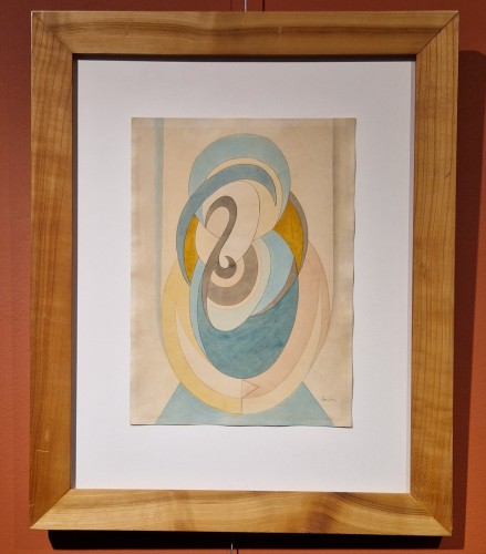 Composition Volutes 1930 - Auguste Herbin (1882-1960) - Tableaux et dessins Style 