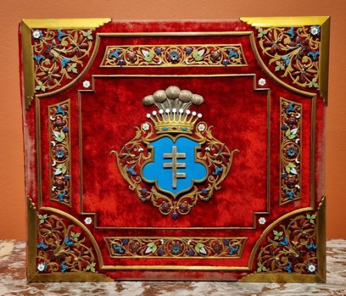 Important box bearing the Potocki family coat of arms - Objects of Vertu Style 