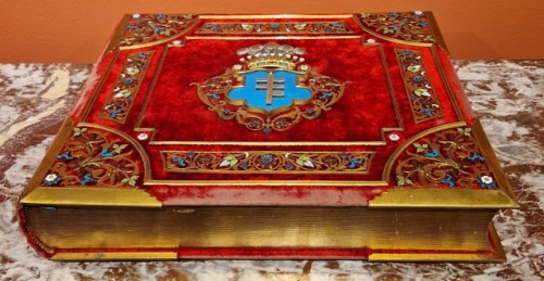 Objects of Vertu  - Important box bearing the Potocki family coat of arms