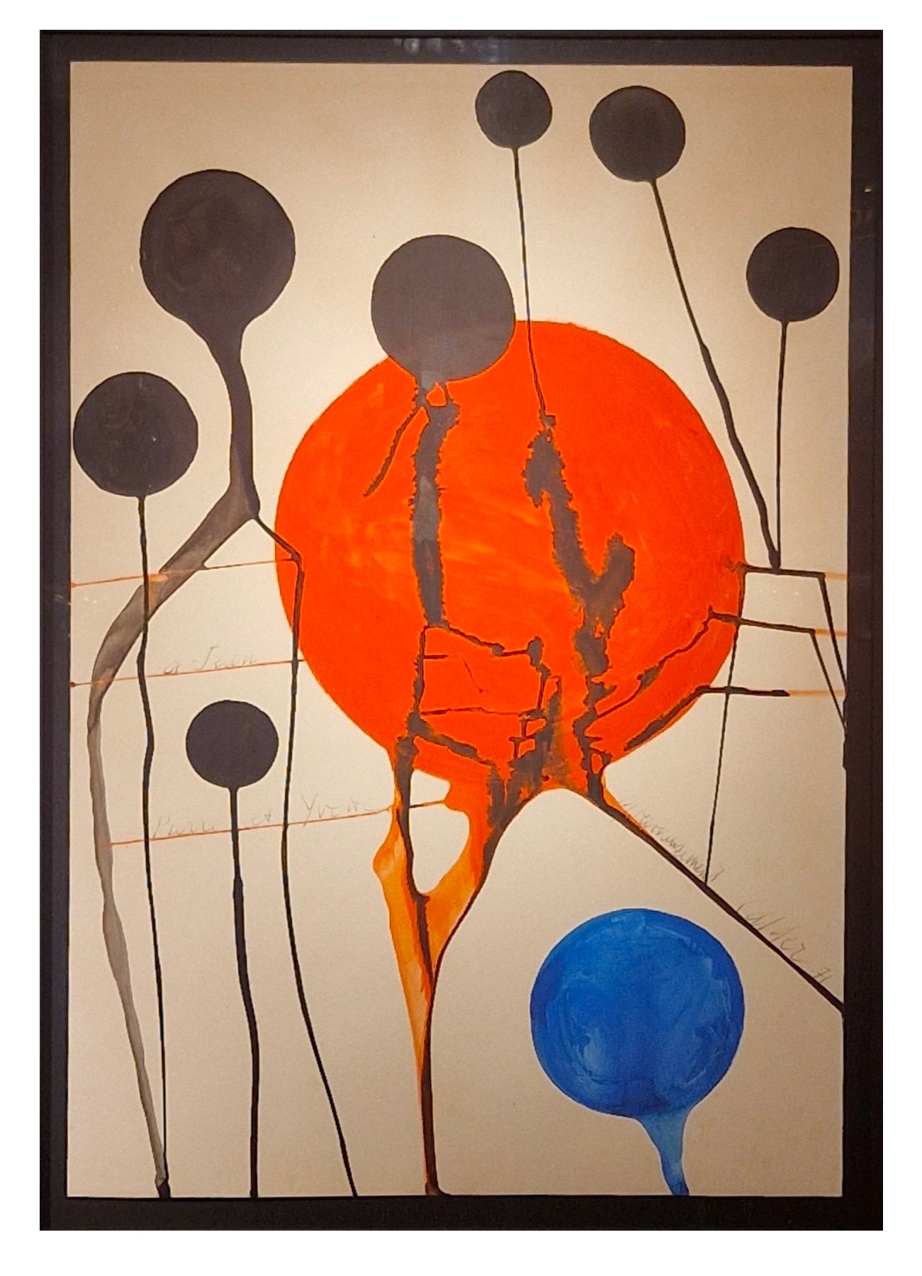 Gouache and ink on paper - Alexander CALDER (1898 - 1976) - Ref.107781