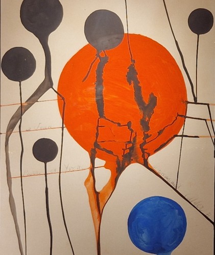 XXe siècle - Gouache et encre sur papier - Alexander CALDER (1898 - 1976)