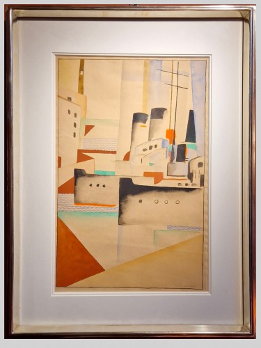 Bateaux à vapeur - Gustave Buchet (1888 - 1963)