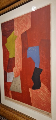 XXe siècle - Composition rouge, jaune et bleu  1957 - Serge Poliakoff (1906 - 1969)