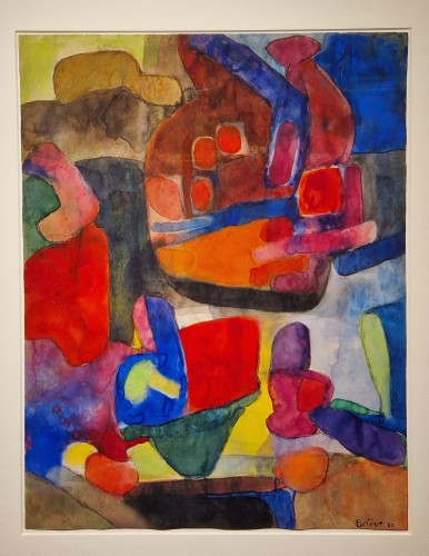 Composition 1962 - Maurice Estève (1904 - 2001)