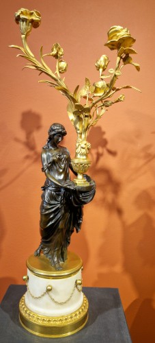 Paire de candélabres  - XIXe siècle - Castellino Fine Arts