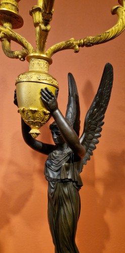 XIXe siècle - Paire de torchères Empire vers (1800–1820)