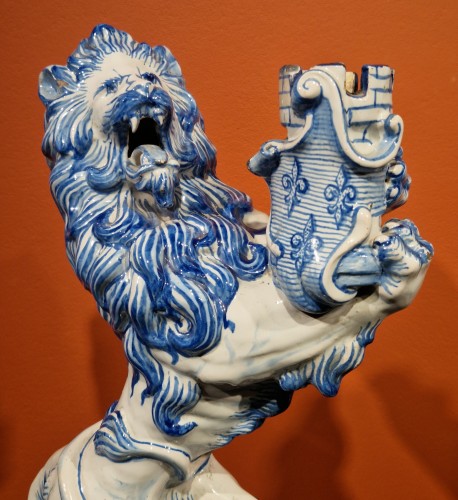  - Paire de Lion - Émile Gallé (1846 - 1904)